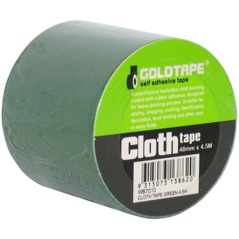 Cloth Gaffer Tape Green 48mm x 4.5m