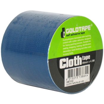 Cloth Gaffer Tape Blue 48mm x 4.5m