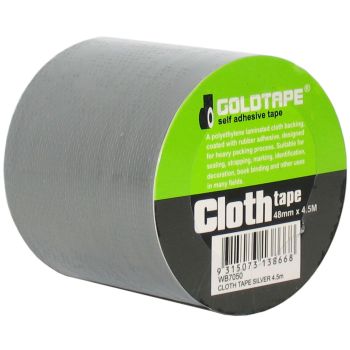 Cloth Gaffer Tape Silver 48mm x 4.5m