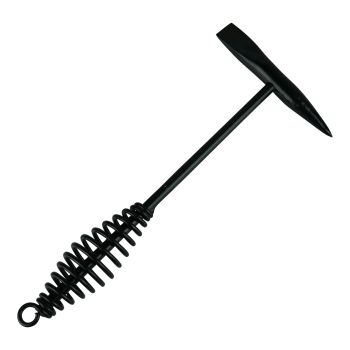 Black Welding Chipping Hammer with Spring Handle