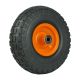 Solid Rubber NO Flat Wheel With Metal Rim 10 Inch